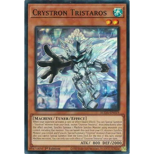 Crystron Tristaros SUDA-EN019 Super Yu-Gi-Oh Supreme Darkness