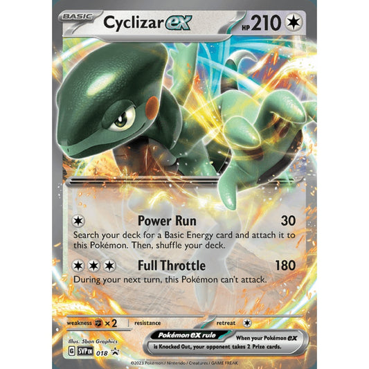 Cyclizar ex Black Star Promo 18 Pokemon Card Game Scarlet & Violet Promos