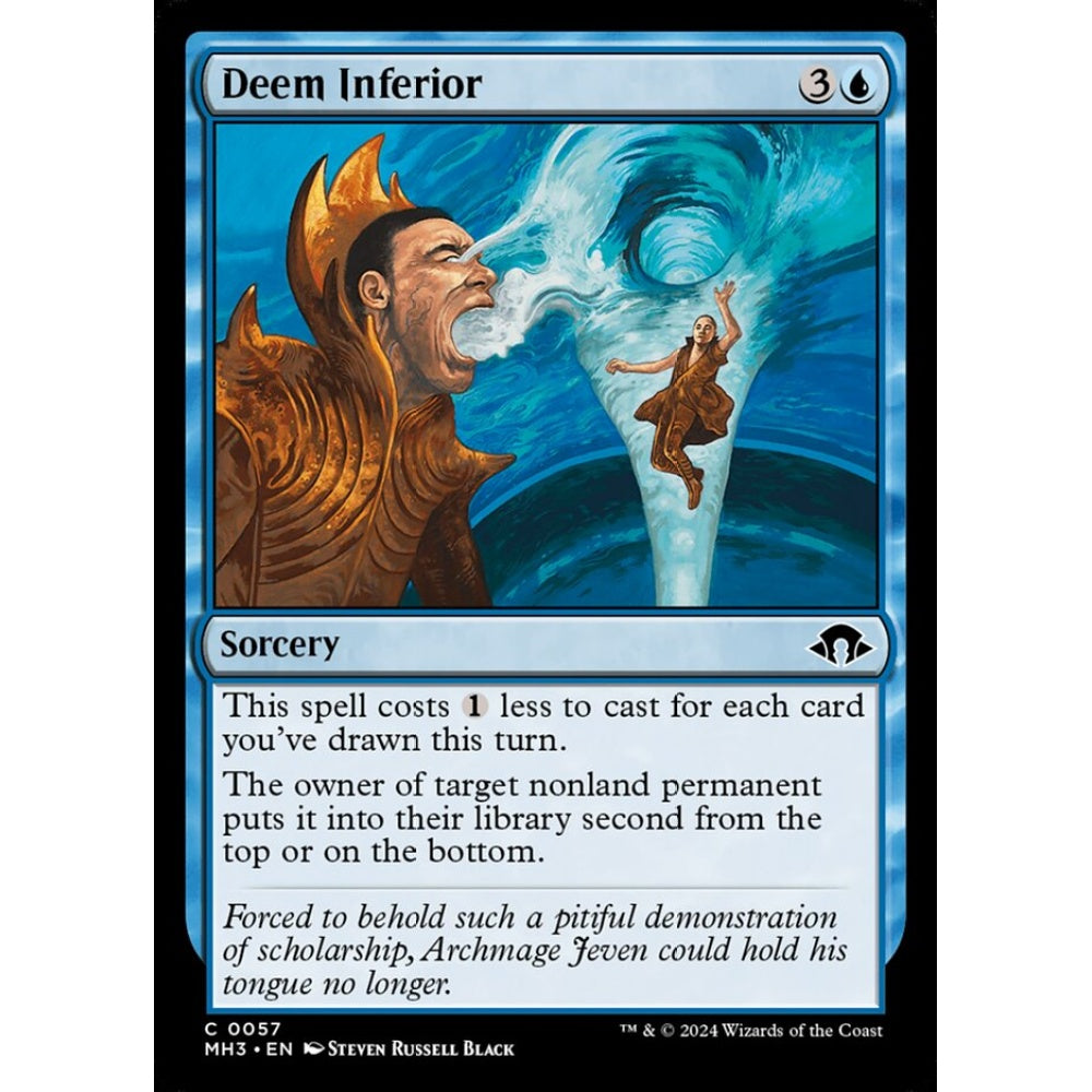 Deem Inferior, 57, common, Magic: The Gathering, Modern Horizons 3
