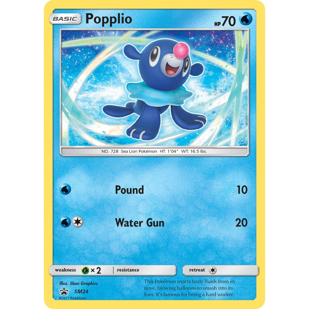 Popplio Promo SM24 Pokemon Card Game Sun & Moon Promos