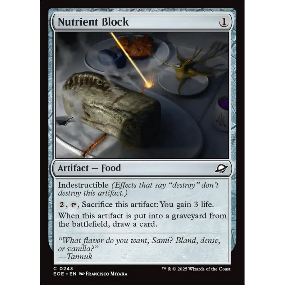 Nutrient Block common 243 Magic the Gathering Edge of Eternities