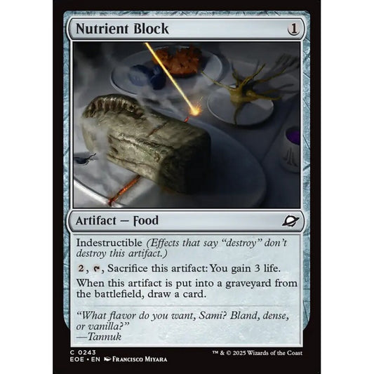 Nutrient Block common 243 Magic the Gathering Edge of Eternities