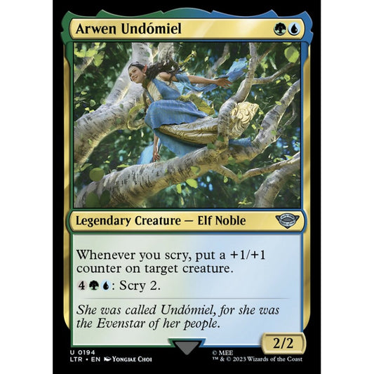 Arwen Undómiel, uncommon, 194, Magic the Gathering, The Lord of the Rings: Tales of Middle-earth