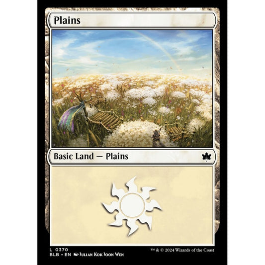 Plains, 370, common, Magic: The Gathering, Bloomburrow