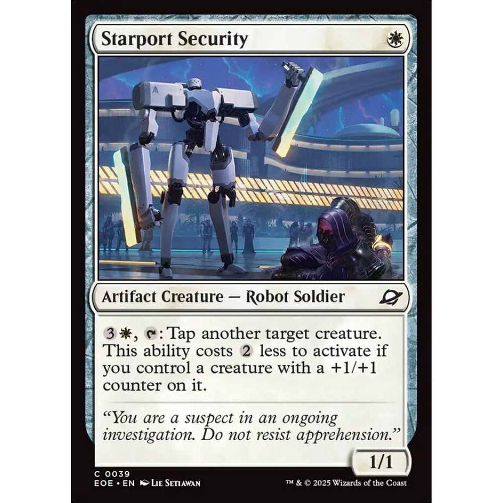 Starport Security common 39 Magic the Gathering Edge of Eternities
