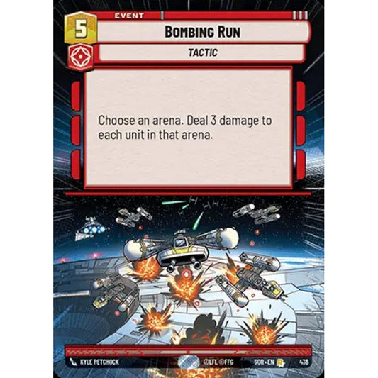 Bombing Run, 436, R, Star Wars Unlimited, Sparks Of Rebellion