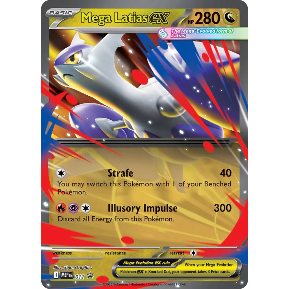 Mega Latias ex Promo 11 Pokemon Card Game Mega Evolution Promos