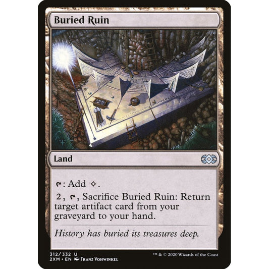 Buried Ruin uncommon 312 Magic the Gathering Double Masters