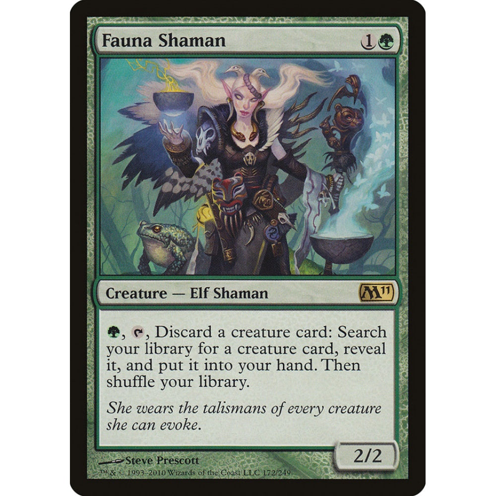 Fauna Shaman rare 172 Magic the Gathering Magic 2011