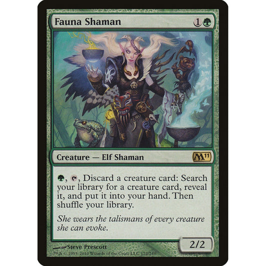 Fauna Shaman rare 172 Magic the Gathering Magic 2011