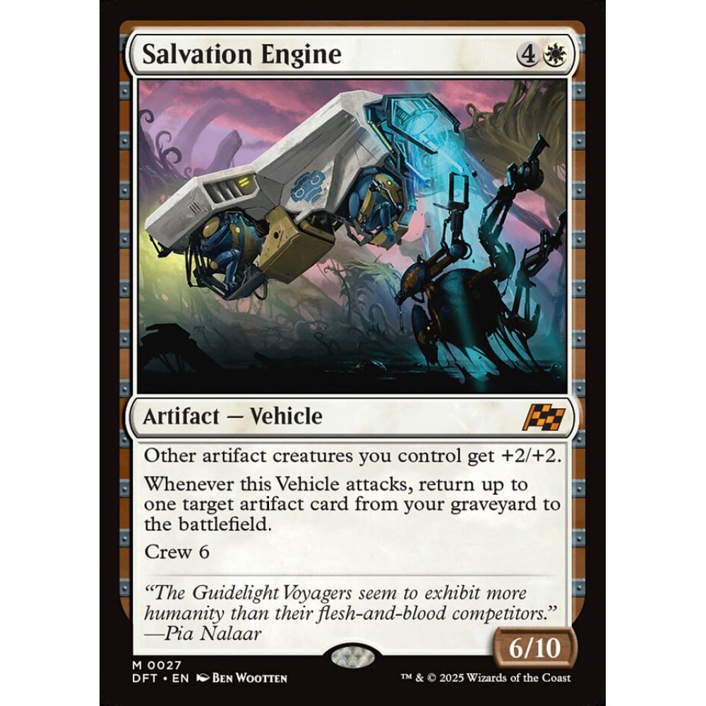 Salvation Engine, 27, mythic, Magic: The Gathering, Aetherdrift