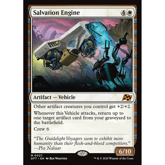 Salvation Engine, 27, mythic, Magic: The Gathering, Aetherdrift