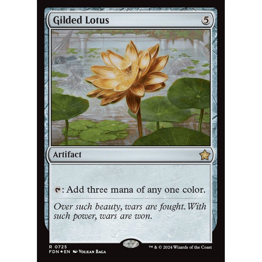 Gilded Lotus, 725, rare, Magic: The Gathering, Foundations