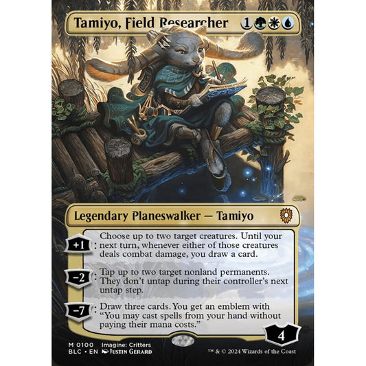 Tamiyo, Field Researcher, 100, mythic, Magic: The Gathering, Bloomburrow