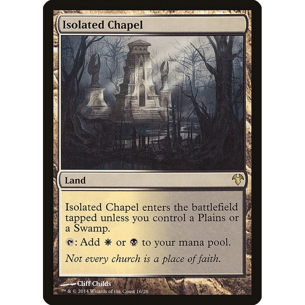 Isolated Chapel rare 16 Magic the Gathering Modern Event Deck 2014