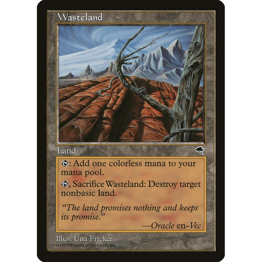 Wasteland uncommon 330 Magic the Gathering Tempest