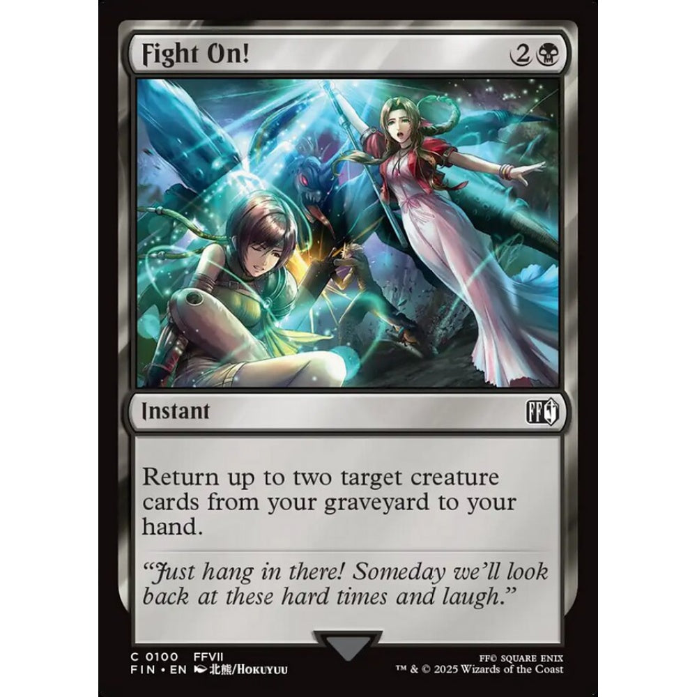 Fight On! common 100 Magic the Gathering Final Fantasy