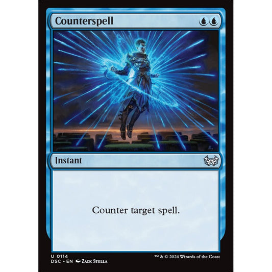 Counterspell, 114, uncommon, Magic: The Gathering, Duskmourn: House of Horror