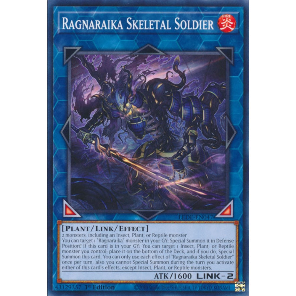 Ragnaraika Skeletal Soldier, LEDE-EN047, Common, Yu-Gi-Oh!, Legacy of Destruction