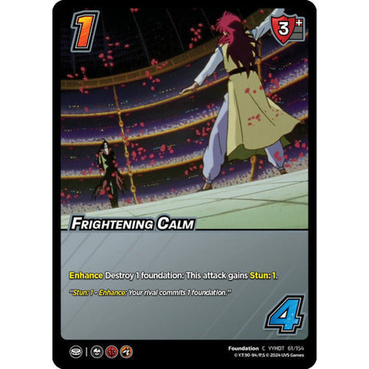Frightening Calm, 61/154, C, UniVersus, Yu Yu Hakusho: Dark Tournament