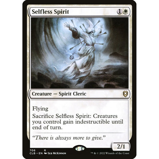 Selfless Spirit rare 706 Magic the Gathering Commander Legends: Battle for Baldur's Gate