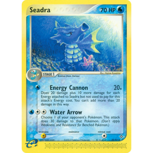 Seadra Uncommon 39/97 Pokemon Card Game EX Dragon