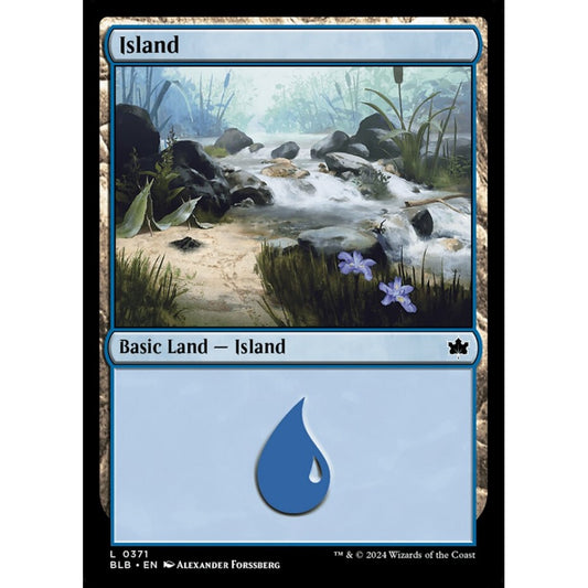 Island, 371, common, Magic: The Gathering, Bloomburrow