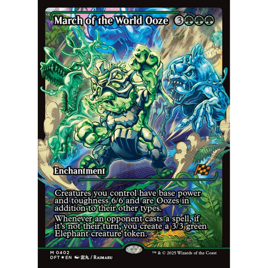 March of the World Ooze, 402, mythic, Magic: The Gathering, Aetherdrift