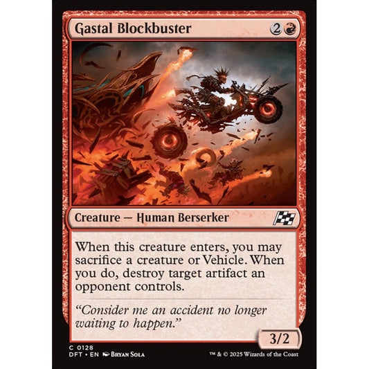Gastal Blockbuster, 128, common, Magic: The Gathering, Aetherdrift