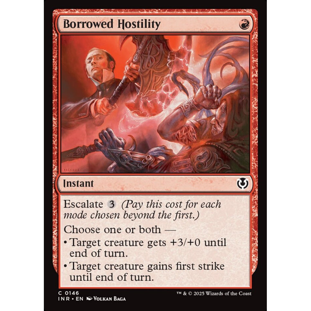 Borrowed Hostility, 146, common, Magic: The Gathering, Innistrad Remastered