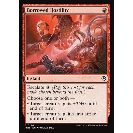 Borrowed Hostility, 146, common, Magic: The Gathering, Innistrad Remastered