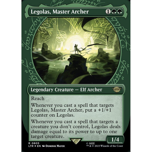Legolas, Master Archer, rare, 805, Magic the Gathering, The Lord of the Rings: Tales of Middle-earth