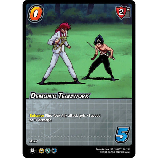 Demonic Teamwork, 70/154, UC, UniVersus, Yu Yu Hakusho: Dark Tournament