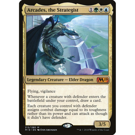Arcades, the Strategist mythic 212 Magic the Gathering Core Set 2019