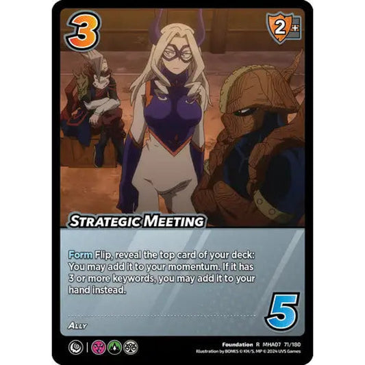 Strategic Meeting, 71/180, R, UniVersus, MHA07 Girl Power