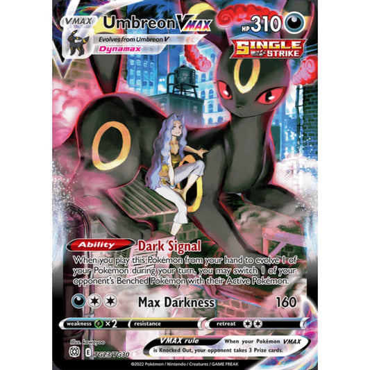 Umbreon VMAX Secret Illustration Rare TG23/TG30 Pokemon Card Game Brilliant Stars
