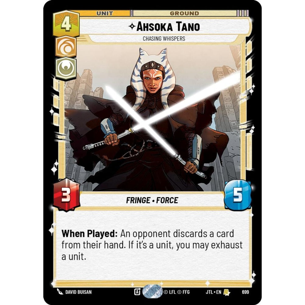 Ahsoka Tano, R, JTL 699) Foil, Star Wars Unlimited