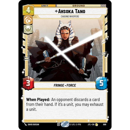 Ahsoka Tano, R, JTL 699) Foil, Star Wars Unlimited