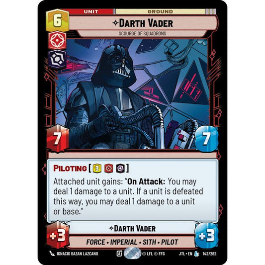 Darth Vader, L, JTL 142), Star Wars Unlimited