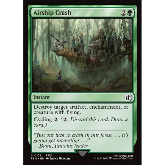 Airship Crash common 171 Magic the Gathering Final Fantasy