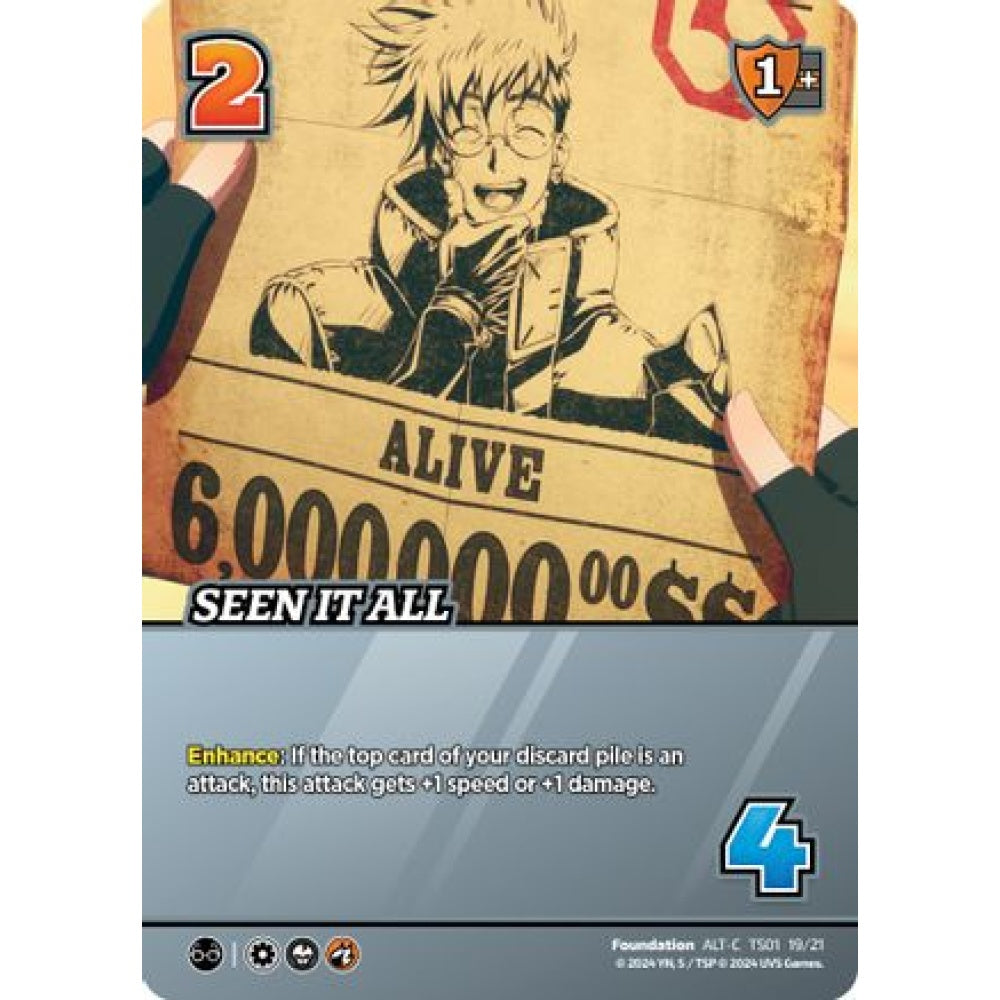 Seen It All, 19/21, C-ALT, UniVersus, Cowboy Bebop & Trigun Stampede