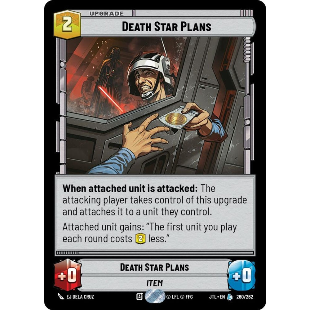 Death Star Plans, L, JTL 260), Star Wars Unlimited