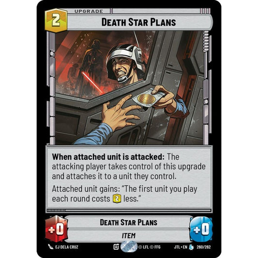 Death Star Plans, L, JTL 260), Star Wars Unlimited