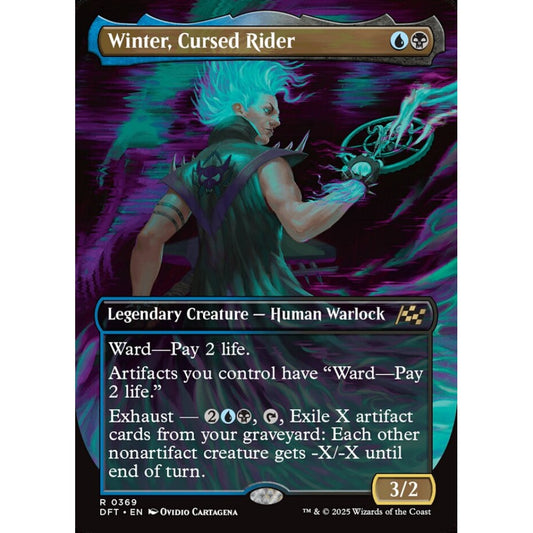 Winter, Cursed Rider, 369, rare, Magic: The Gathering, Aetherdrift