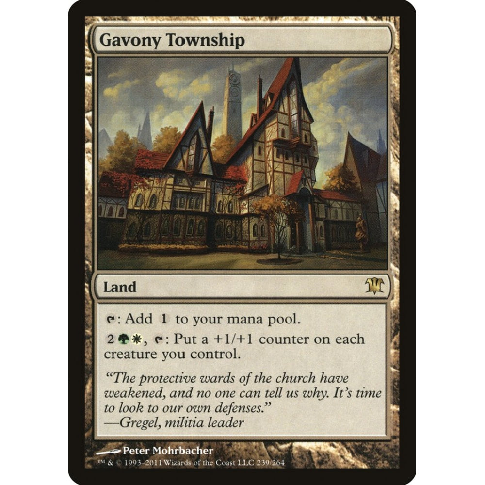 Gavony Township rare 239 Magic the Gathering Innistrad