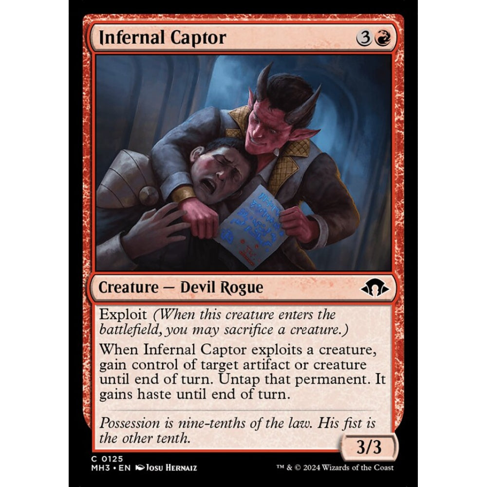 Infernal Captor, 125, common, Magic: The Gathering, Modern Horizons 3