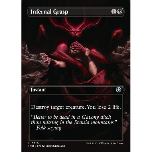Infernal Grasp, 310, uncommon, Magic: The Gathering, Innistrad Remastered