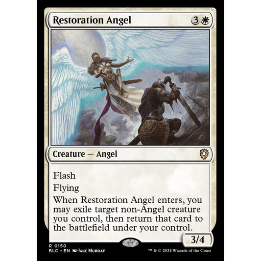 Restoration Angel, 150, rare, Magic: The Gathering, Bloomburrow