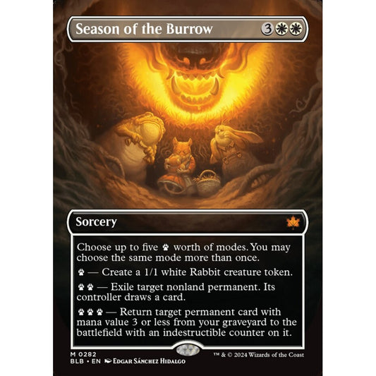 Season of the Burrow, 282, mythic, Magic: The Gathering, Bloomburrow