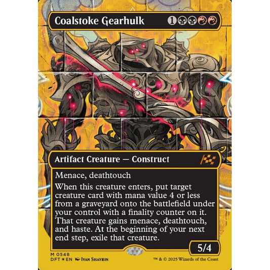Coalstoke Gearhulk, 548, mythic, Magic: The Gathering, Aetherdrift